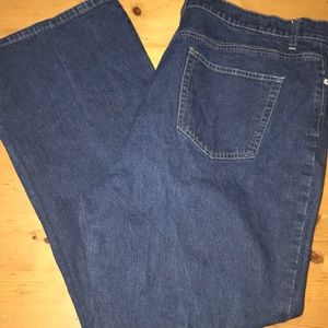 lands end wide leg jeans